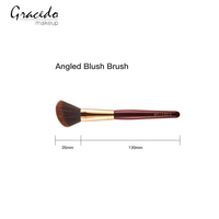 Ensemble de buissons de maquillage Gracedo Fournisseur Échantillon gratuit Pinceau de maquillage professionnel personnalisé en cheveux synthétiques avec manche rose