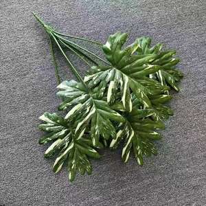 Flores decorativas Coronas y plantas Hojas verdes artificiales Ramas Hojas decorativas <span class=keywords><strong>de</strong></span> carey - Product Image 6