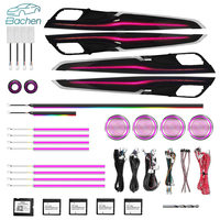 Kit Upgrade Lampu Interior Mobil BMW X5 X6 F15 F16 2014 - 2018, Panel Trim Galaxy Warna-warni Dinamis Ambient Light