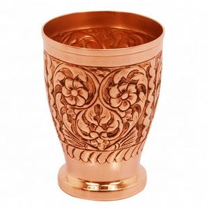 Pur cuivre menthe Julep tasse bière tasse Moscou Mule tasse cuivre ensemble de 4 pièces Original cuivre tasse Axiom maison Accents - Product Image 2