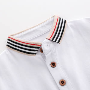 Camisetas Polo Casuales de Verano para Niños y Niñas, Manga Corta, 100% Algodón, Ecológicas, Transpirables, a la Moda - Product Image 3