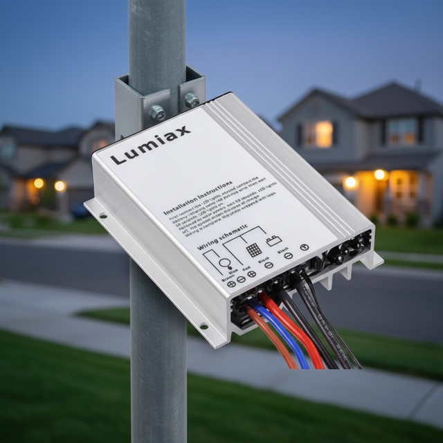 Solar Charge Controller 12v 24v 20A PWM Street Light Weatherproof 20A Solar System Voltage