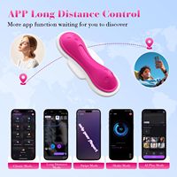 Klitoris-Stimulator Schmetterling Vibrator für Frauen Erotikspielzeug mit APP-Fernbedienung Tragbarer Slip-Vibrator für Paare