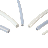 Tube médical transparent en PTFE, tube en FEP, tuyau à paroi mince sur mesure, résistant aux produits chimiques, tube en téflon de qualité médicale FDA
