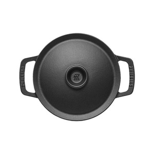 Olla de Hierro Fundido Esmaltado de Doble Asa, 22 cm, Apta para Horno, para Guisos - Product Image 5