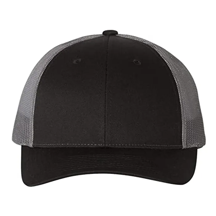 Benutzer definierte Low Profile Blank Flex Fit Hochwertige Baseball kappe mit schwarzem, schlichtem Mesh Trucker-Hut