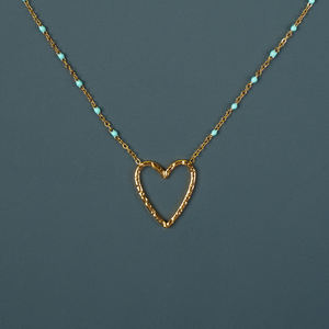 Collana da Donna YFB 386 Primavera Estate 44.5cm con Ciondolo in Smalto e Acciaio Inossidabile, Collana alla Moda per il Commercio all'Ingrosso - Product Image 1