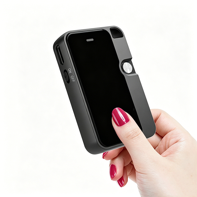 Small Wearable Digital Voice Audio Recorder Magnetic Voice Activated Recorder Noise Reduction Dictaphone Recording Device