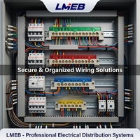 Boîte de distribution de barre omnibus à fil zéro bornier coloré en laiton PVC barre de terre zéro conception enfichable barre omnibus en cuivre barre de cuivre