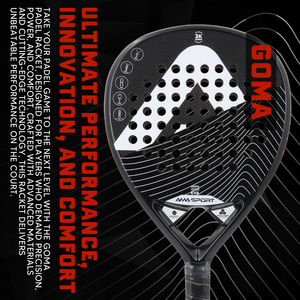 AMA Sport Professional Factory OEM de alta calidad forma de lágrima personalizada P42 3K fibra de carbono Popular <span class=keywords><strong>pala</strong></span> de raqueta de tenis <span class=keywords><strong>Padel</strong></span> - Product Image 5