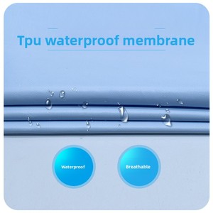 Tela Compuesta de TPU con Revestimiento No Tejido, Impermeable, para Ropa de Cama, Mantel, <span class=keywords><strong>Delantal</strong></span>, Sábana Ajustable, Protector Suave, Hecho en China - Product Image 3
