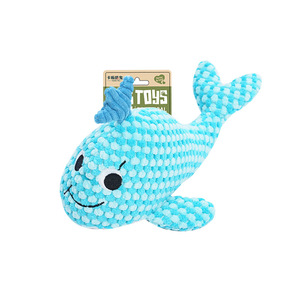 Jouets pour chiens en peluche personnalisés de luxe, écologiques, résistants aux morsures, avec corde en nylon, motif dessin animé, vente en gros - Product Image 2