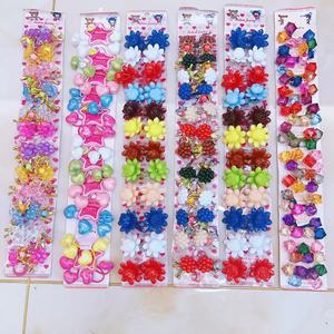 Mylulu 12 Pièces Élastiques à <span class=keywords><strong>Cheveux</strong></span> Perles Doubles et Boules Colorées pour Filles, Accessoires pour <span class=keywords><strong>Cheveux</strong></span> Élastiques pour Bébé et Tout-Petit - Product Image 2