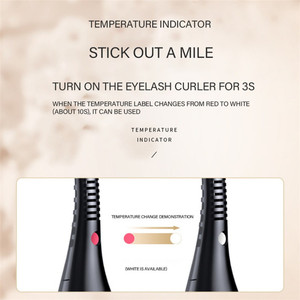 Vente en gros de recourbe-cils chauffant électrique portable personnalisé à rotation 360°, avec clip individuel en silicone USB pour rehaussement des cils - Product Image 6