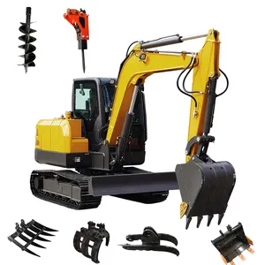 Factory direct sales of large 6-ton excavators and loaders for engineering purposes with multifunctional loaders