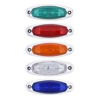 Feu de position latéral LED 24V pour camion, feu de gabarit pour remorque de marchandises, feu arrière pour pick-up, éclairage universel pour véhicule