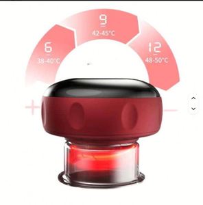 Masseur corporel et facial électrique portable le plus vendu, appareil de thérapie 3-en-1 avec fonction chauffante, kit de ventouses intelligentes chinoises - Product Image 3