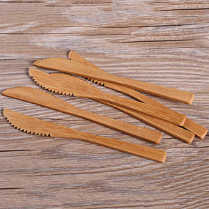 Fourchette à dessert en bambou naturel à trois dents, fourchette à pain et gâteau en bois pour une alimentation saine, ustensile de table - Product Image 6