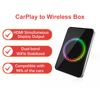 Neuerscheinung Kabelloses Android 13 Carplay Android Auto Smart Box 1 Jahr Garantie 4GB+32GB RAM/ROM Online-Karten Telefonanruf Navigation