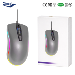 กล่องสีสันสดใสสำหรับบรรจุภัณฑ์เมาส์เกมมิ่ง USB 4D 7-RGB Backlit 1600 Dpi 4 ปุ่ม สายยาว 1.35 เมตร แบบมีสาย สำหรับ Windows/<span class=keywords><strong>Mac</strong></span> <span class=keywords><strong>OS</strong></span> มีสินค้าในสต็อก - Product Image 1