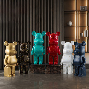 Bearbrick Piggy Bank Ornament Exquisite Modeling Resin Ornament Decoration Household Or Gift Bearbrick