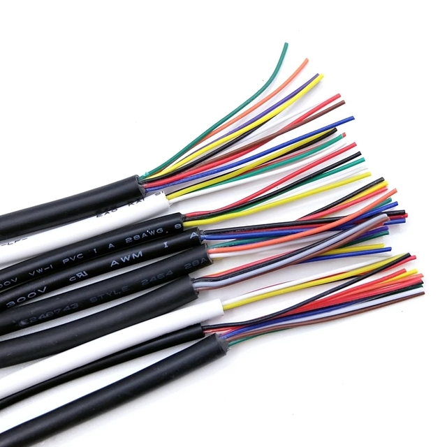 Good Quality PVC Insulated Multi Core Conductor Shielded Electrical Electric Cable for Electronic Appliance Internal Connection