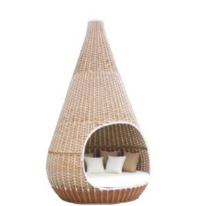 कस्टमाइज्ड रोंगयुएक्सुआन आधुनिक पे रतन आउटडोर फर्नीचर कुशन हजार लटकाए होटल विला के लिए हैममॉक बिस्तर - Product Image 5