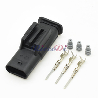 Connecteur d'adaptateur électronique automobile étanche 12V à 3 broches AMP 1718653-1 pour VW Audi 4F0973703A /4F0973703