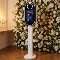 Photomaton DSLR 15,6 pouces, photomaton avec appareil photo DSLR, miroir magique intelligent pour mariage, fête, événement