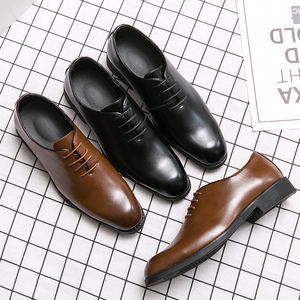 Zapatos de piel auténtica para hombre, calzado de vestir puro para oficina, 2022 - Product Image 5