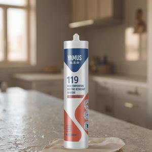 <span class=keywords><strong>Mastic</strong></span> ignifuge de silicone de tuyau d'échappement de cheminée de chaudière de réparation résistant aux hautes températures - Product Image 4