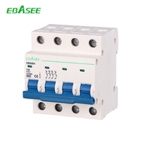 EBASEE EBS6BN Disjoncteur miniature OEM/ODM AC 1-63A 6KA C20 Rail DIN
