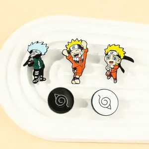 2023 New Designs Anime Narutos Character Enamel Clothing Pins Anime Collection Metal Badge Craft Brooch Lapel Pin