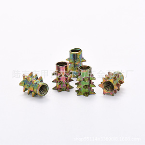 Tuerca de inserción hexagonal interna Aerli con punta M4 M5 M6 de aleación de zinc, accesorio de hardware - Product Image 1