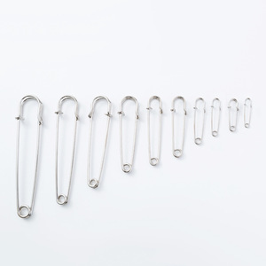 Safety <b>Pins</b> Large Silver White 16mm Head Standard Spring <b>Pin</b> For Clothing Diy Jewelry Accessories - Product Image 2