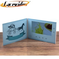 Meilleure Vente : Carte de Vœux Musicale Personnalisée avec Lecteur Vidéo Numérique 7 Pouces pour Invitation de Mariage, Publicité, Cadeau