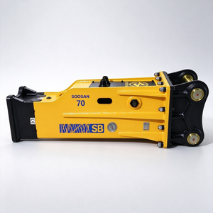 Martillo Hidráulico Tipo Caja SOOSAN SB70, Rompedor de Rocas para Excavadora de 16-21 Toneladas - Product Image 1