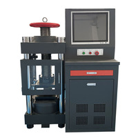 Máquina de Ensayo de Compresión de Hormigón, Ladrillo y Piedra de 200 Toneladas, Totalmente Automática, con Carga Constante, para Pruebas de Laboratorio