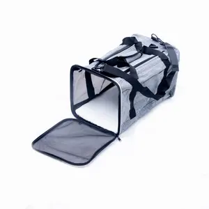 Custom Multi-purpose Portable Outdoor Foldable Breathable Pet Cat Dog Travel Knapsack Pet Carry Bag