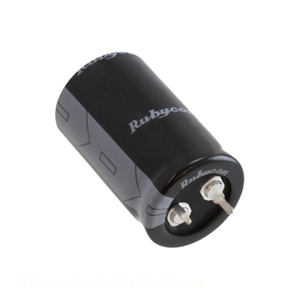 ตัวเก็บประจุ UF ฝา500MXK560MEFCSN30X60สารส้ม560 uF 20% 500V ช่อง TH ผ่านรู560 - Product Image 1