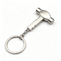 Porte-clés personnalisé en métal, alliage de zinc, ornement décoratif pour sac, mini pendentif outil de simulation pour clé de voiture et sac à dos