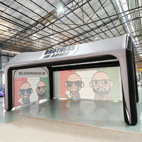 Tente gonflable étanche en PVC de haute qualité, taille personnalisée, impression de motifs, logo, pour salon professionnel, parking, exposition en extérieur