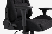 Chaise de jeu de style course en promotion, chaise de bureau ergonomique à dossier haut, siège d'ordinateur inclinable et pivotant avec repose-pieds