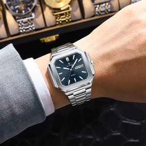 <span class=keywords><strong>Reloj</strong></span> de Cuarzo de Lujo para Hombre VVS-PDR, con Doble Calendario, Resistente al Agua y con Manecillas Luminosas - Product Image 3