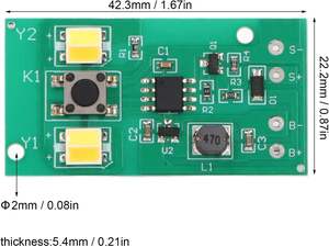 태양광 조명 PCB 컨트롤러 보드 3.2V 3.7V <span class=keywords><strong>6V</strong></span> <span class=keywords><strong>12V</strong></span> 36V 잔디밭 정원 마당용 - Product Image 2