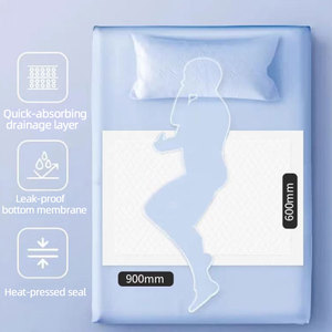 Fabrika toptan hastane hemşireler tek kullanımlık Underpads nefes su geçirmez inkontinans yatak pedleri kabartmak hamuru - Product Image 3