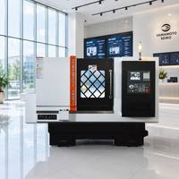 Tour CNC à banc incliné de haute précision avec tourelle à outils motorisés automatique pour la production en série d'alliages