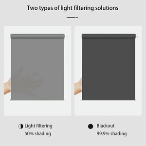Alta Calidad Home Office Hotel Día <span class=keywords><strong>y</strong></span> <span class=keywords><strong>Noche</strong></span> Ventana Cortina Blackout Manual Persianas Enrollables - Product Image 6