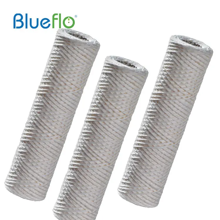Hangzhou Darlly fibra di vetro GF cartucce filtranti a filo avvolto filtri a cartuccia filtri di profondità per sistema RO macchina domestica