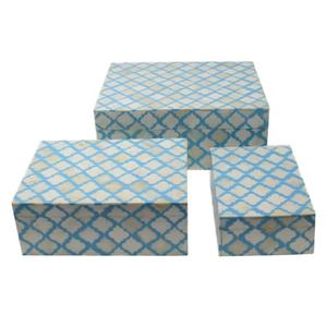 Cajas de hueso Diseño marroquí Tendencia Fabricante líder de cajas de hueso y resina decorativas de madera Acentos y esculturas indias - Product Image 1